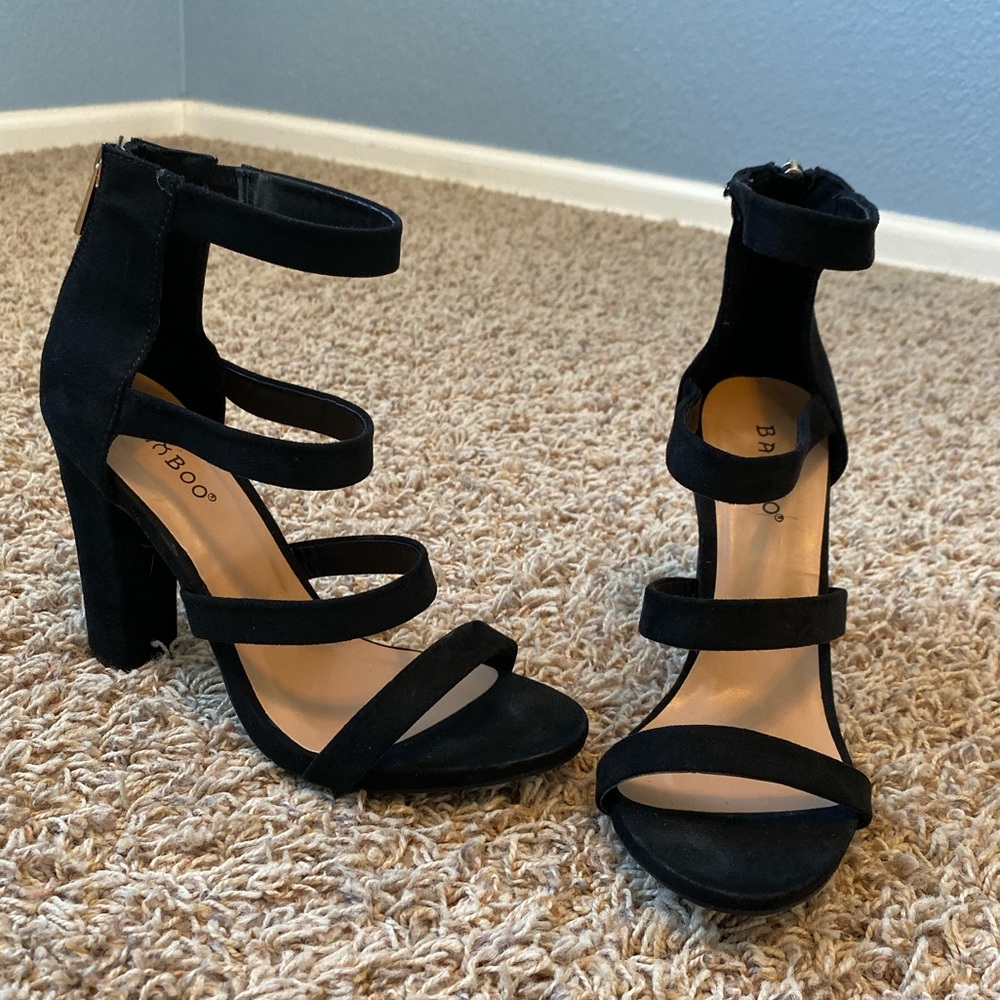 Black high heels